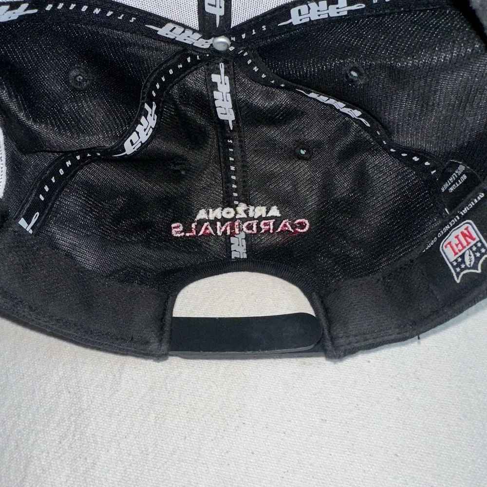 Arizona Cardinals Pro Standard Stacked Logo Black Snapback NFL Luxury Collection